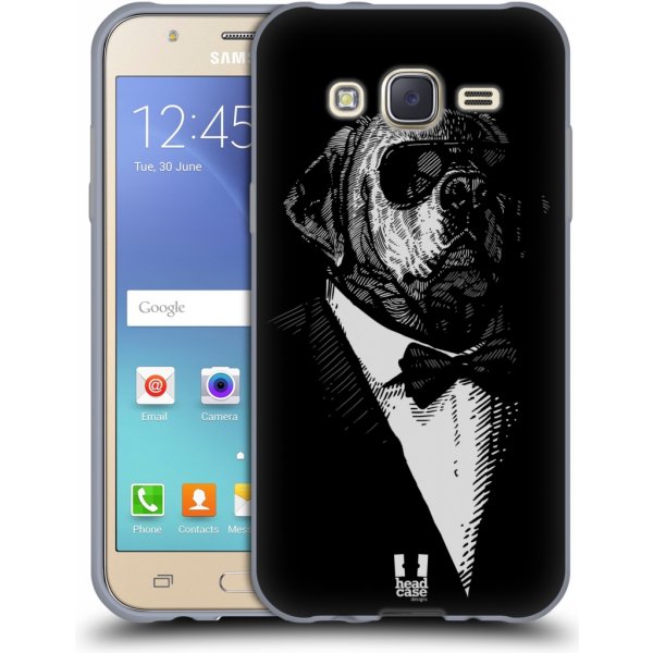 Pouzdro a kryt na mobilní telefon Pouzdro HEAD CASE Samsung Galaxy J5, J500, (J5 DUOS) vzor Zvíře v obleku pes
