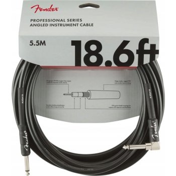 Fender Professional Series Instrument Cables S/A 4,5 m Black