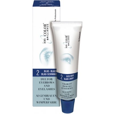Ion Color barva na řasy a obočí 2 modro černá 15 ml – Zboží Mobilmania