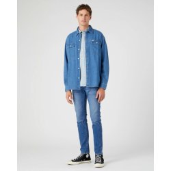 Wrangler pánské džíny W14XYLZ71 BRYSON STRETCH Smoke Sea