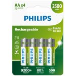 Philips AA 2500mAh 4ks R6B4RTU25/10 – Zboží Živě