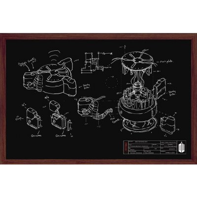 Plakát - Doctor Who (CHALK BOARD) – Zboží Mobilmania