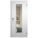 Sapeli Elegant Komfort M55 otočné bílá pór 100 x 210 cm Čiré sklo – Hledejceny.cz