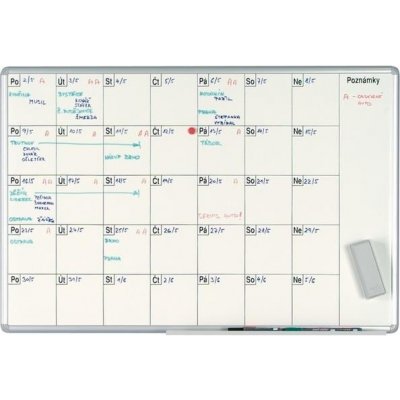 EkoTAB PK L plánovací magnetická tabule měsíční 70 x 100 cm – Zboží Mobilmania