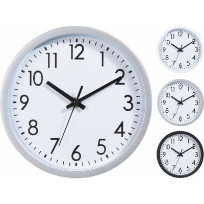 hodiny d20cm, 3barvy, kulaté nástěnné – Hledejceny.cz