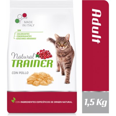 Trainer Natural Cat Adult kuřecí 1,5 kg