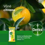 Dettol Antibakteriální ubrousky na povrchy Citron 36 ks – HobbyKompas.cz