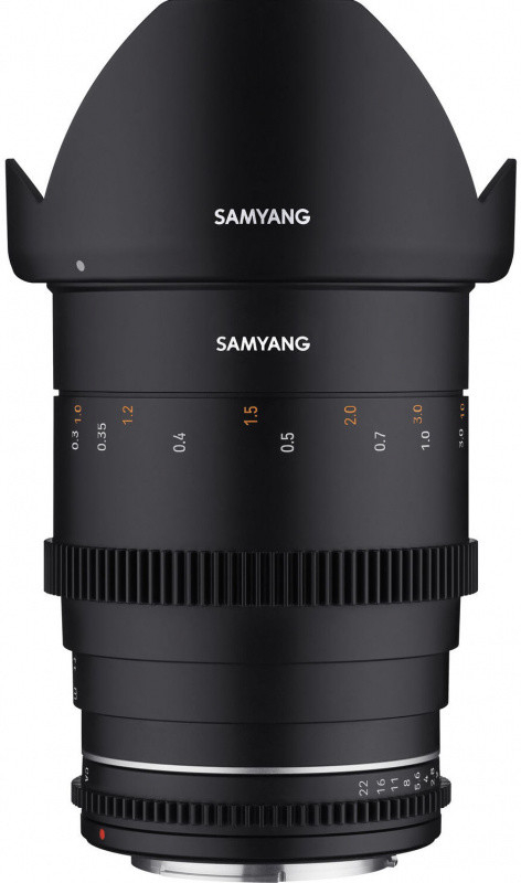 Samyang 35mm T1.5 VDSLR AS UMC II Canon EF-M
