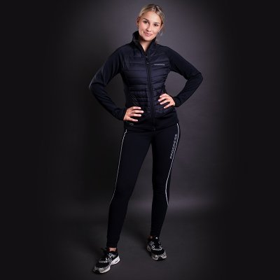 Progress kalhoty dlouhé dámské UNIA běžecké černé – Zboží Dáma