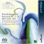 SA Johann Sebastian Bach: Brandenburgische Konzerte #5-6 BWV 1050-1051, Triplekonzert BWV 1044 CD – Hledejceny.cz