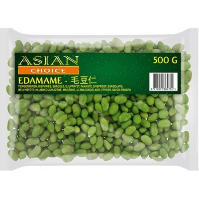 Asian Choice Sojové fazole Edamame vařené 500 g – Zbozi.Blesk.cz