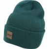 Čepice Urban Classics Leatherpatch Long Beanie jasper