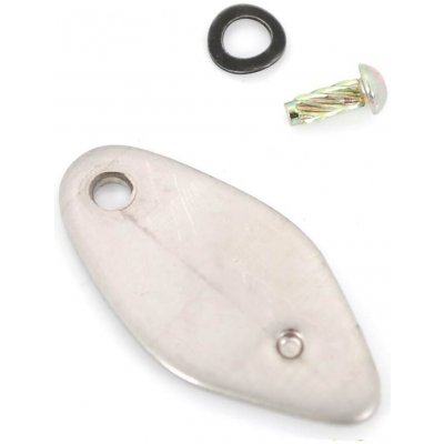 Diverse / Import Kovový kryt zámku řízení s drážkovaným hřebíkem a podložkou pro Piaggio Vespa 50 N, SR, Sprinter 50, 90, 90 S, SS, Sprint 150, Super 125, Si, Gilera EC1, 80, 125 MG00002333 | Zboží Auto