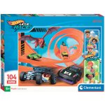 CLEMENTONI Hot Wheels 104 dílků – Zboží Mobilmania