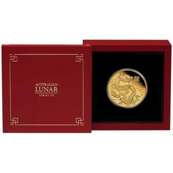 The Perth Mint zlatá mince Lunární Série III Rok Draka 2024 PROOF 1 oz