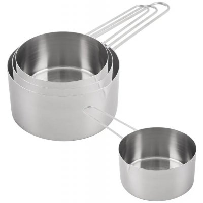 Orion Kuchyňské odměrky do dóz, sada 4ks kovové, od 60ml po 250ml – Hledejceny.cz