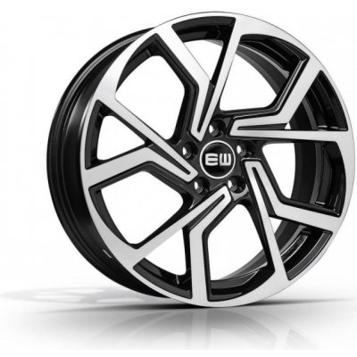 Elite Wheels EW09 CYCLONE 7,5x18 5x112 ET51 black polished – Hledejceny.cz