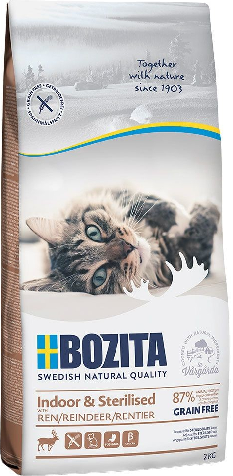 Bozita Grainfree Indoor & Sterilised se sobem 2 x 10 kg