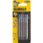 DeWALT DT2209 pilový plátek na dřevo a plasty do 60mm čistý řez pro přímočaré pily 100mm 5ks – Zboží Dáma