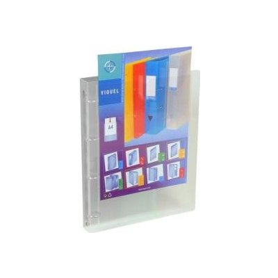 Viquel kroužkový pořadač 4 kroužky A4 transparentní 2,5 cm s kapsou – Hledejceny.cz