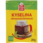 Fine Life kyselina citrónová 20 g – Zboží Dáma