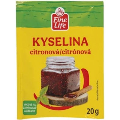 Fine Life kyselina citrónová 20 g – Zboží Dáma