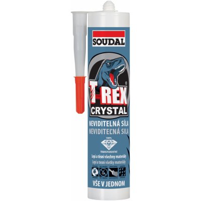 SOUDAL T-REX CRYSTAL - lepicí tmel 290ml – Zboží Mobilmania