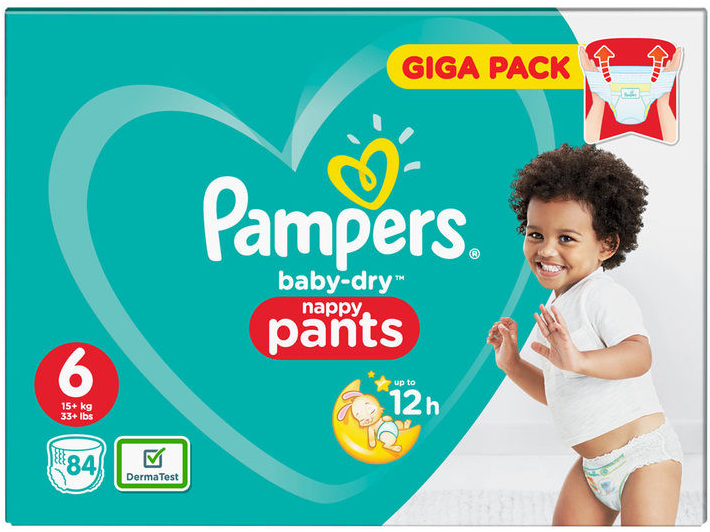 Pampers Baby Pants 6 84 ks