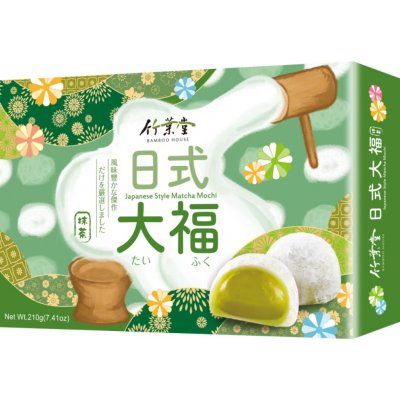 Bamboo H. Mochi rýžové koláčky Matcha 210 g – Sleviste.cz