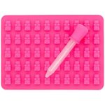 TORO Forma na medvídky 50 ks s pipetou, růžová – Zboží Dáma
