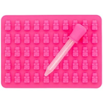 TORO Forma na medvídky 50 ks s pipetou, růžová – Zboží Dáma
