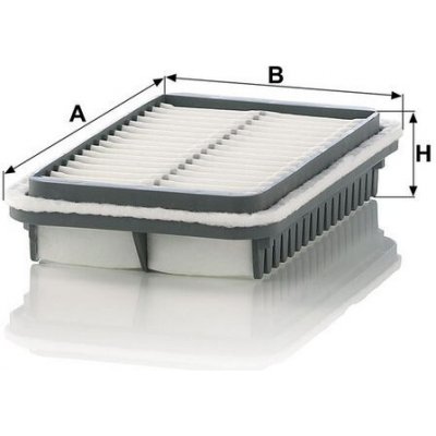 MANN-FILTER Vzduchový filtr MANN C23012 (MF C23012) – Hledejceny.cz