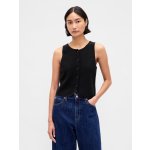 GAP svetrová vesta CashSoft Lightweight černá – Zboží Mobilmania