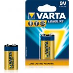 Varta Longlife 9V 1ks 4122101411 – Zboží Živě