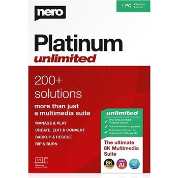 Elektronická licence Nero Platinum Unlimited 7v1 CZ