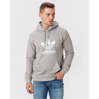 adidas Originals TREFOIL HOODIE Šedá