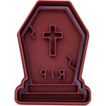 Vykrajovátko s razítkem Náhrobek R. I. P | Halloweenská formička na sušenky | Halloweenská formička na sušenky – Hledejceny.cz