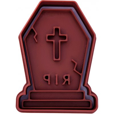 Vykrajovátko s razítkem Náhrobek R. I. P | Halloweenská formička na sušenky | Halloweenská formička na sušenky – Hledejceny.cz