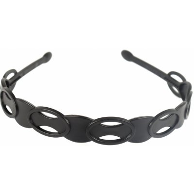 Černá matná čelenka do vlasů – Zboží Dáma