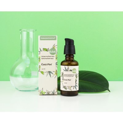 Kvitok Čisticí olej Čistá pleť pro problematickou pokožku (50 ml) nezanechá mastný film – Sleviste.cz