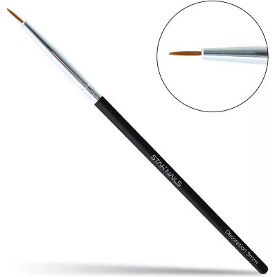 Starnails Štětec na Nail Art Nylon Decoration 9mm – Zbozi.Blesk.cz