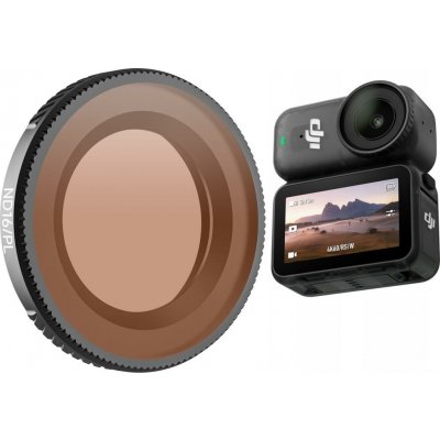 SunnyLife Hybridní filtr 2v1 polarizační Pl + šedý Nd16 pro Dji Osmo Nano + pouzdro On-fi073-16p – Zboží Živě