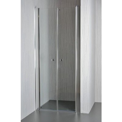 Arttec Dvoukřídlé sprchové dveře do niky SALOON 75 - 80 cm čiré sklo – Zboží Mobilmania
