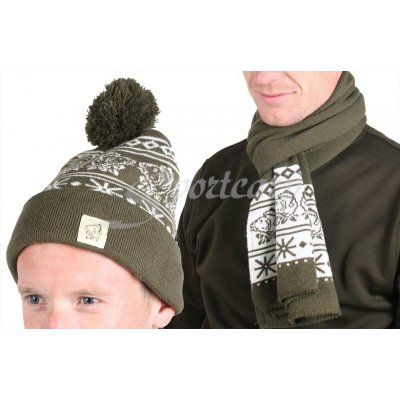 Šála a čepice Nash Xmas Hat & Scarf Set – Zboží Mobilmania