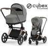 Kočárek Cybex Priam Rosegold 2v1 + korba Mirage Grey 2024