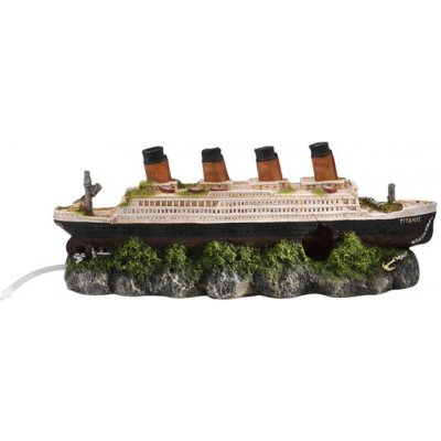 Europet Bernina Aqua Della Titanic 39x11x14 cm se vzduchovacím kamenem