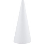 Luma Kužel polystyrenový 250 mm bílá 1 ks – Sleviste.cz