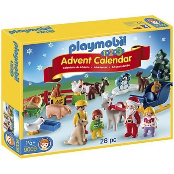 Playmobil 9009 Adventní kalendář Vánoce na statku 1.2.3