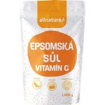 Allnature Epsomská sůl s vitamínem C 1000 g – Zboží Dáma