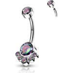 Šperky4U piercing do pupíku titan TIT1104-M – Zboží Dáma